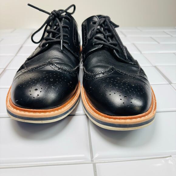 Steve Madden Black Vikkin Summer Shoes‎ for Men Round Toe Design - Picture 12 of 13